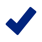 blue check mark icon
